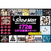 �y�z�M�zSnow Man�A���j�b�g�Ȋ܂ތv72�Ȃ�6�E1�ꋓ�z�M�@�S�y�Ȃ��T�u�X�N���ւցy�y�Ȉꗗ�z